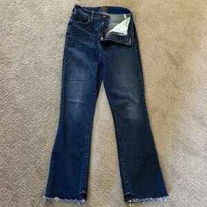 MOTHER The Hustler Ankle fray Jeans 28